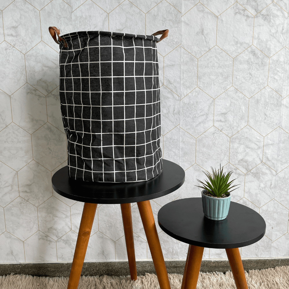 Cesto Organizador De Brinquedo Roupa Suja Dobrável 20 Litros