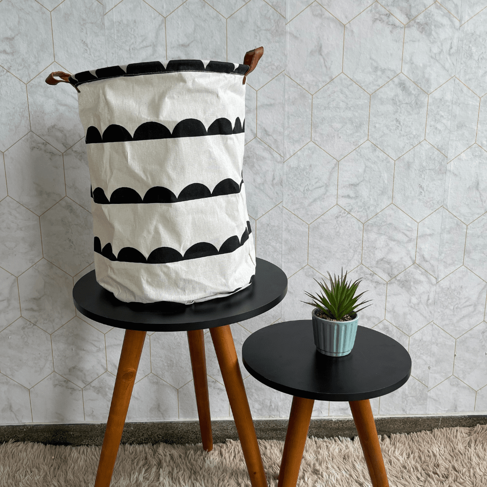 Cesto Organizador De Brinquedo Roupa Suja Dobrável 20 Litros