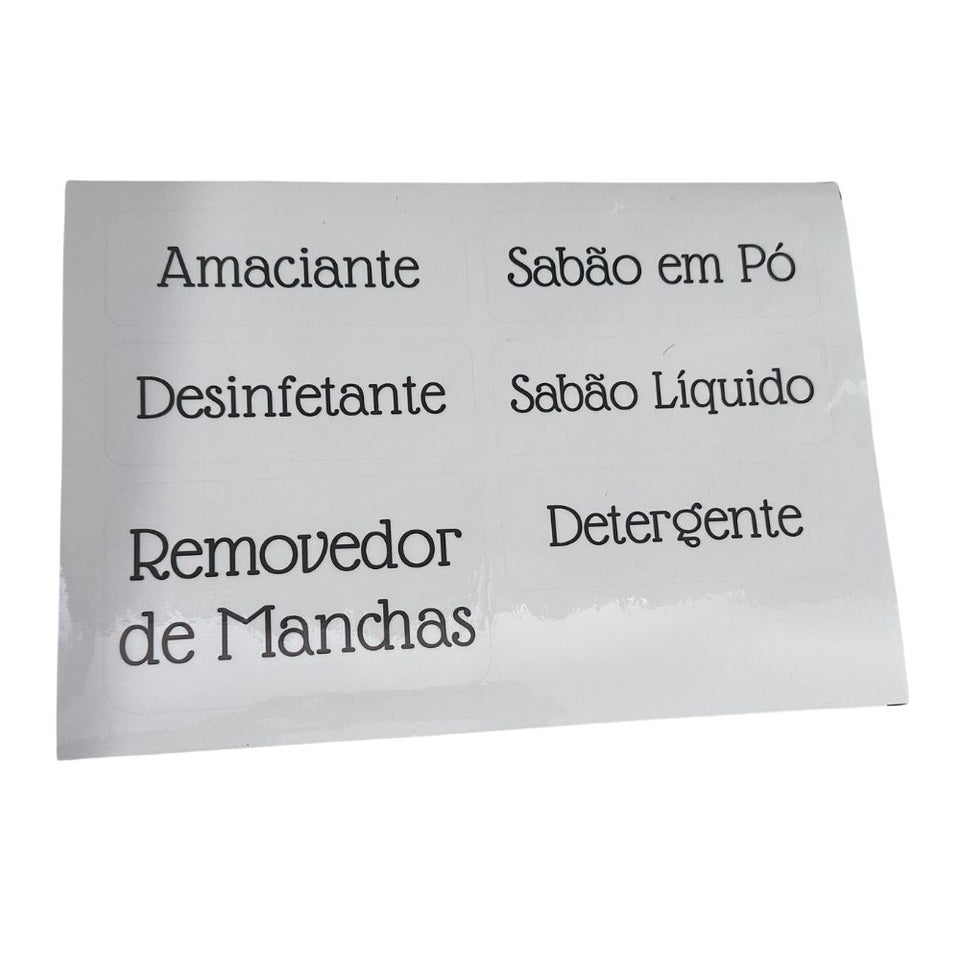 Kit 3 Potes Herméticos Porta Mantimentos com Copo Medidor de Plástico 2L+ Cartela Adesivos
