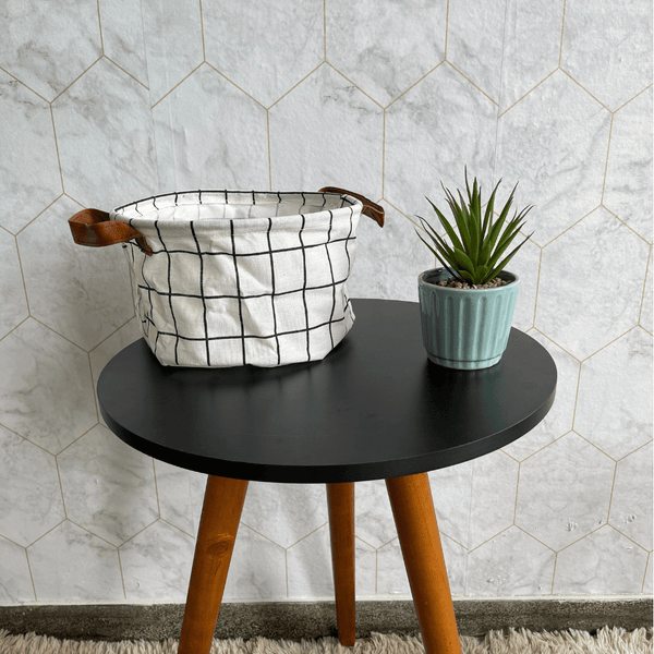 Cesto Organizador De Brinquedo Roupa Suja Dobrável 7 Litros