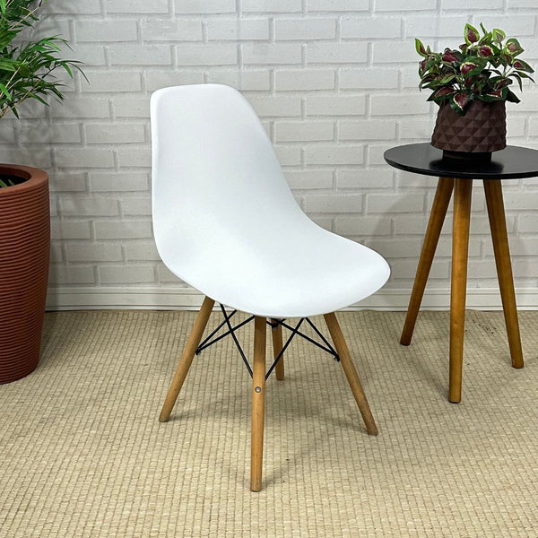 Capa Spandex Cadeira Eames Eiffel - Branca