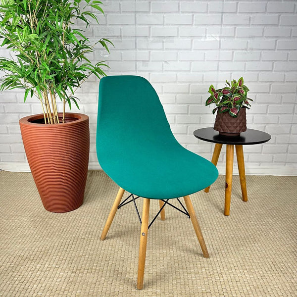 Capa Spandex Cadeira Eames Eiffel - Verde Musgo