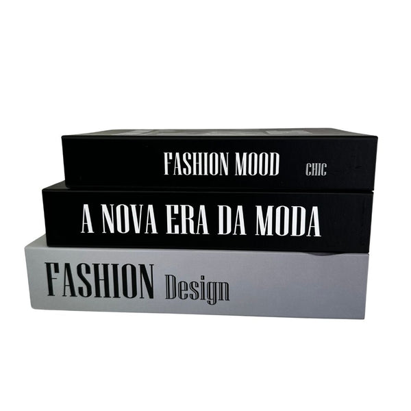 Conjunto Caixa Porta Objetos/Livro Decorativa Luxo - Fashion