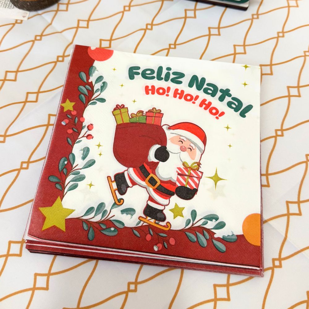 Guardanapos Decorativos Natalinos com 10un- Várias Estampas