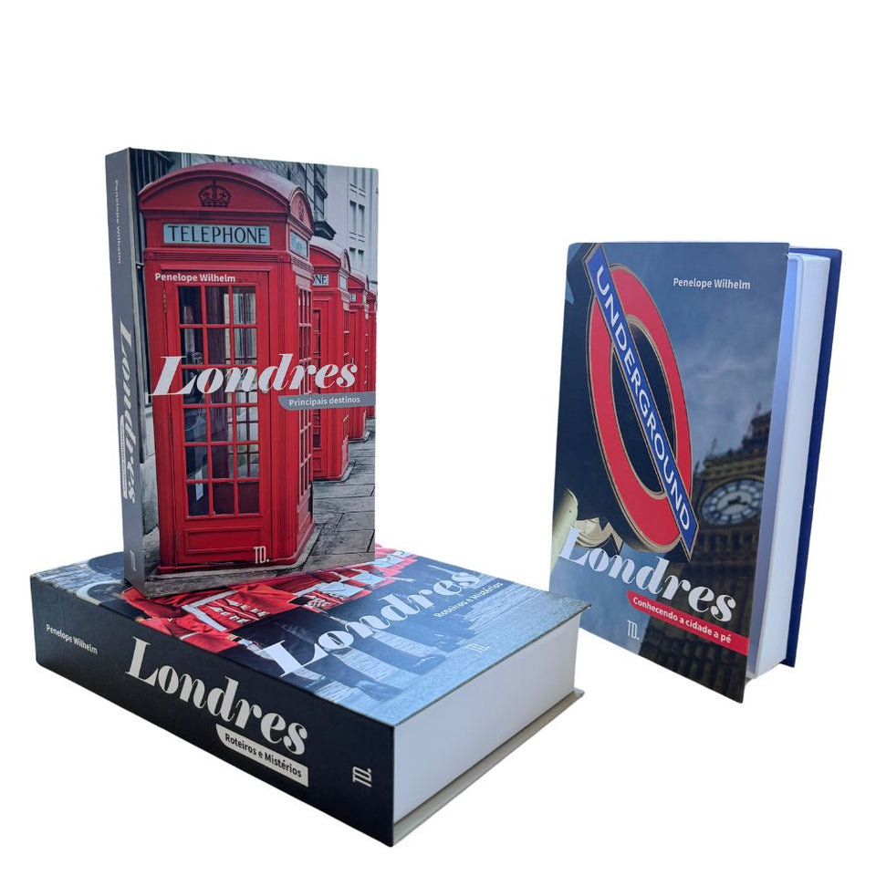 Kit 3un Caixa Porta Objeto Livro Fake Decorativo - Guardas