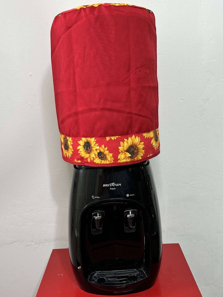 Capa Galão de Água 20L- Girassol Vermelho