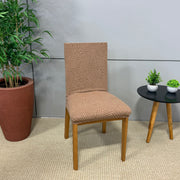 Capa de Cadeira Alto Relevo Urban- Marrom