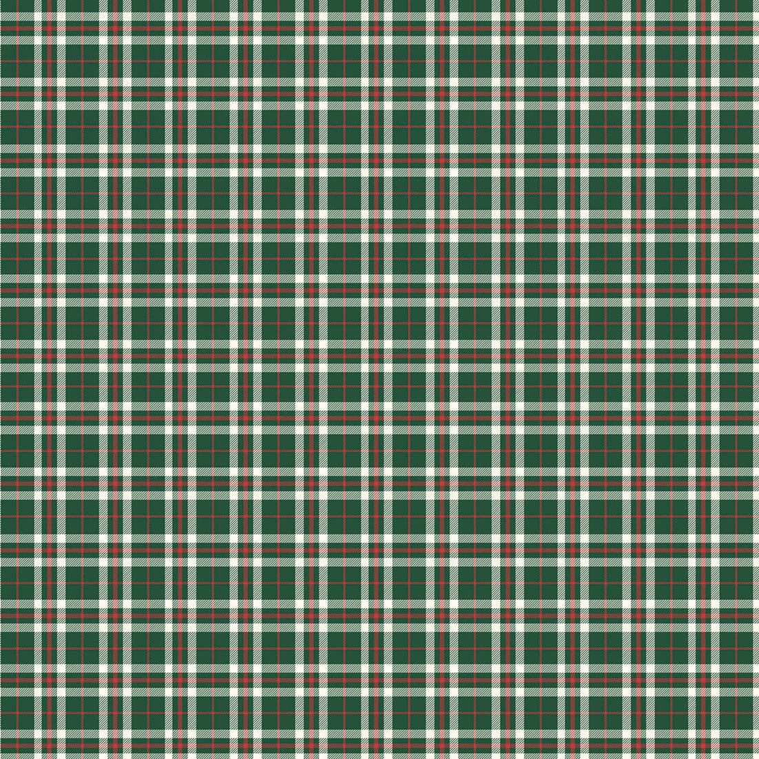 Toalha de Mesa Natalina- Xadrez Verde/Vermelho