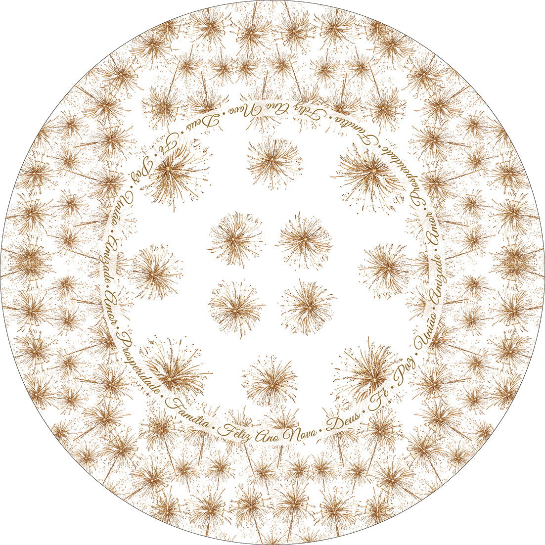 Toalha de Mesa Natalina- Ano Novo