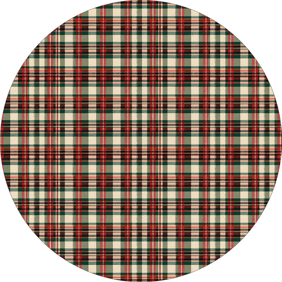 Toalha de Mesa Natalina- Xadrez Vintage