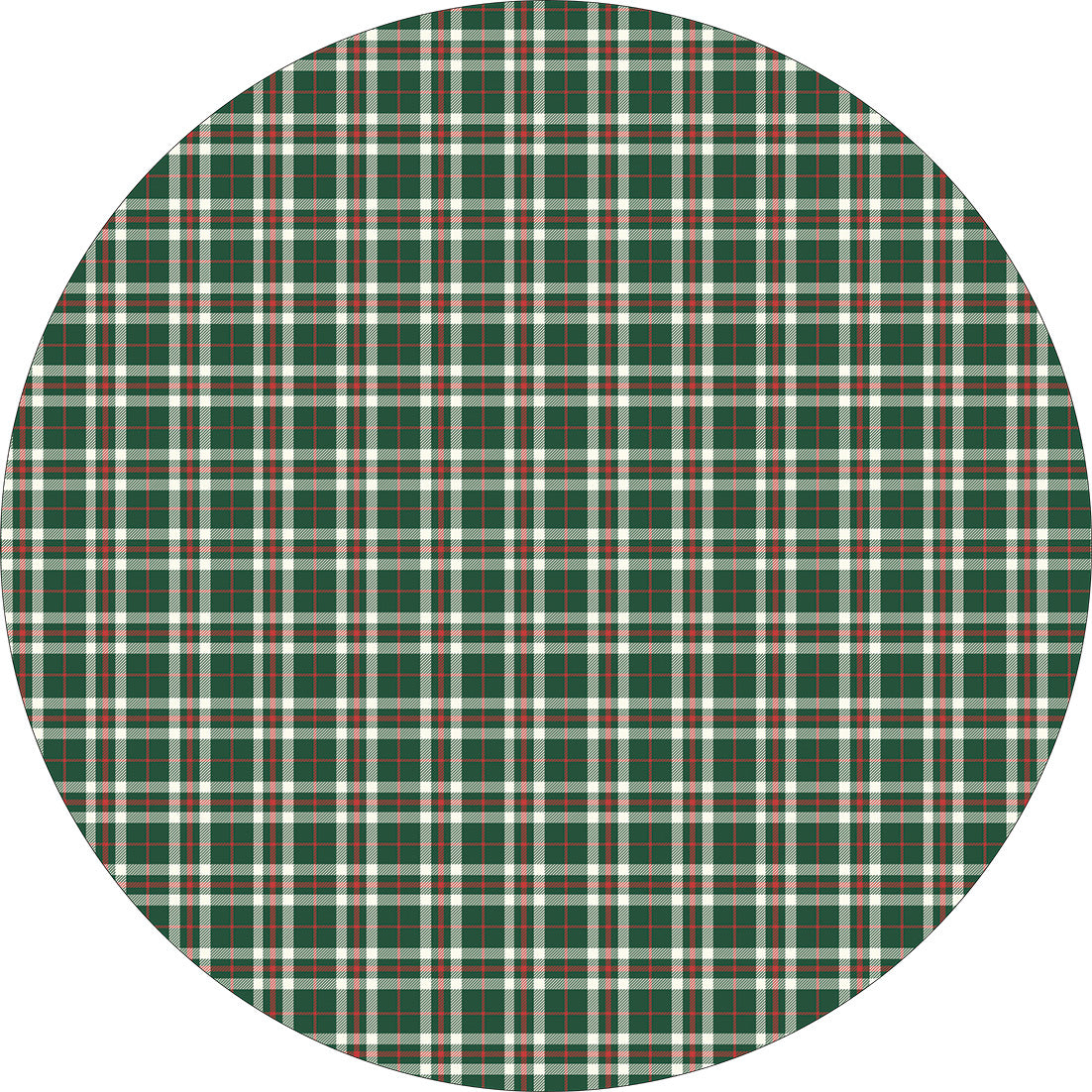 Toalha de Mesa Natalina- Xadrez Verde/Vermelho