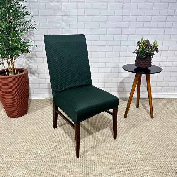 Capa de Cadeira Resistente à Gato em Matelassê - Verde