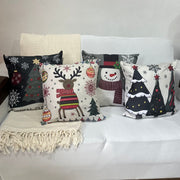 Kit 4 Capas de Almofada - Natal Noturno