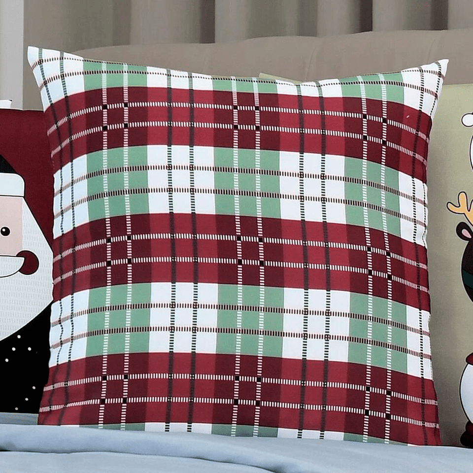 Kit 4 Capas de Almofada - Home Papai Noel