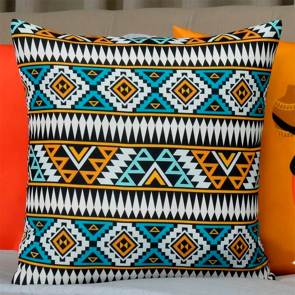 Kit 4 Capas de Almofada - Cultura africana