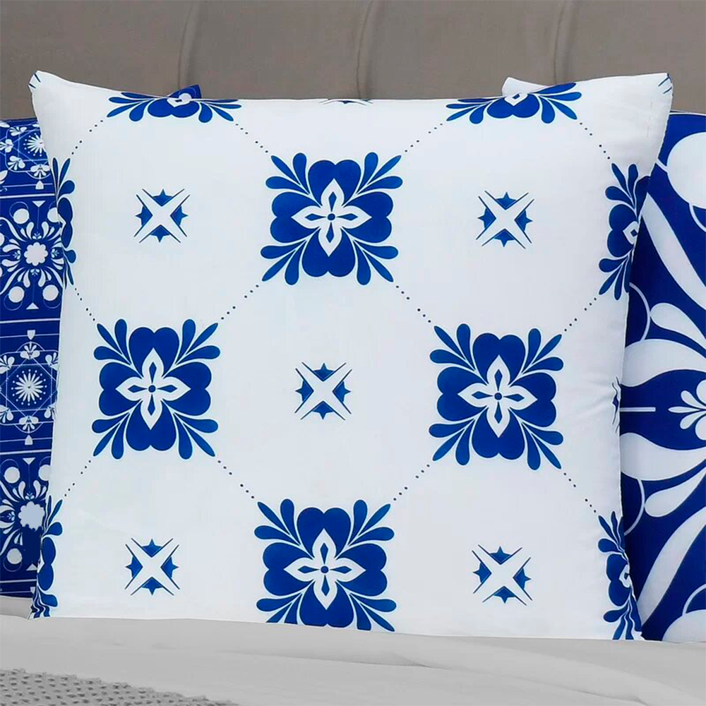 Kit 4 Capas de Almofada - Azulejo Português