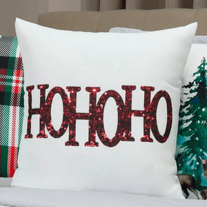 Kit 4 Capas de Almofada - Paisagem de Natal
