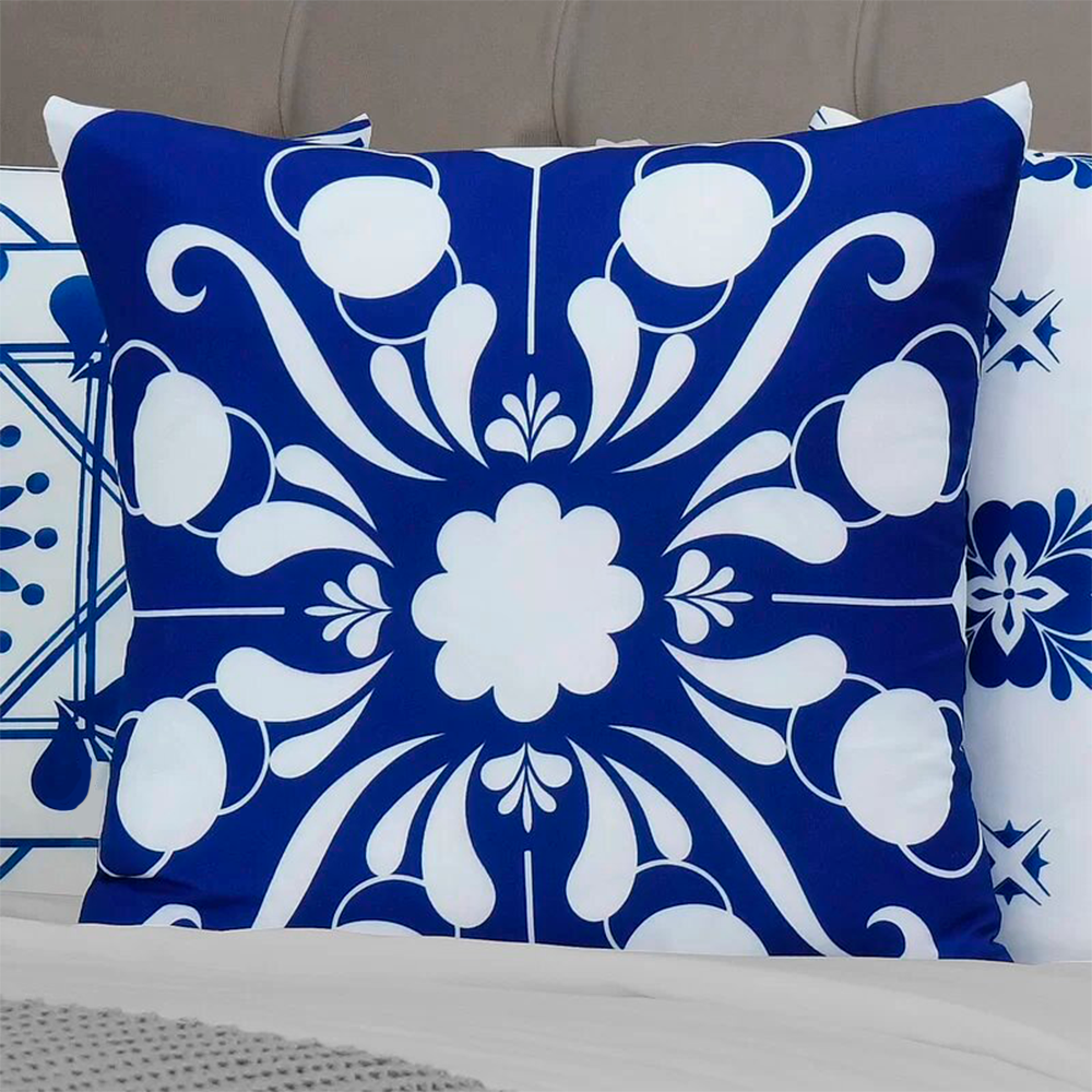 Kit 4 Capas de Almofada - Azulejo Português