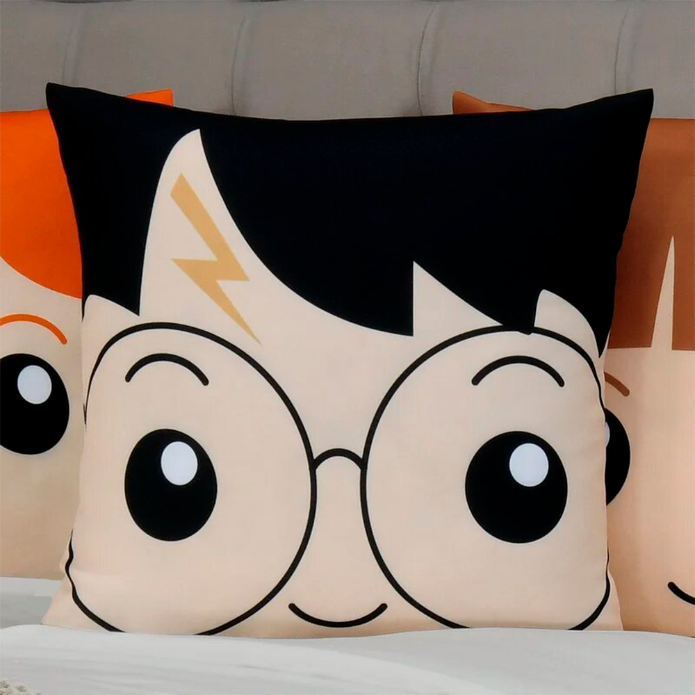 Kit 4 Capas de Almofada - Harry Potter