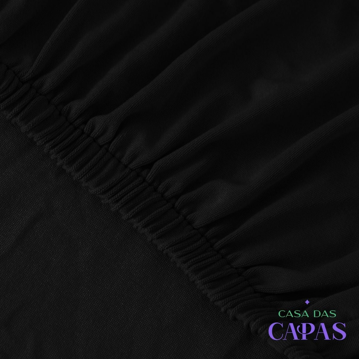 Capa de Sofá Spandex Premium - Preto
