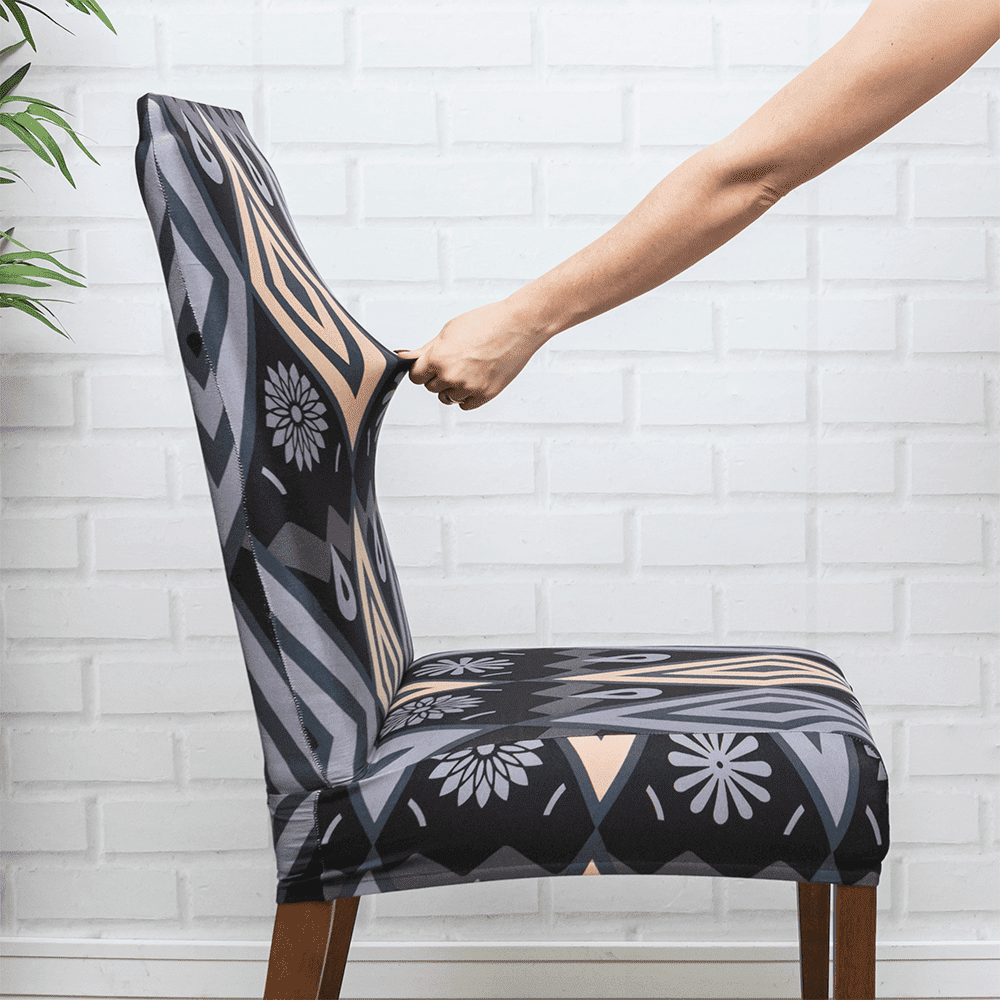 Capa de Cadeira Spandex - Tribal casadas-capas