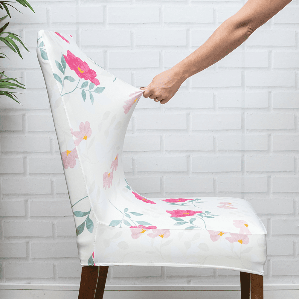 Capa de Cadeira Spandex - Floral casadas-capas