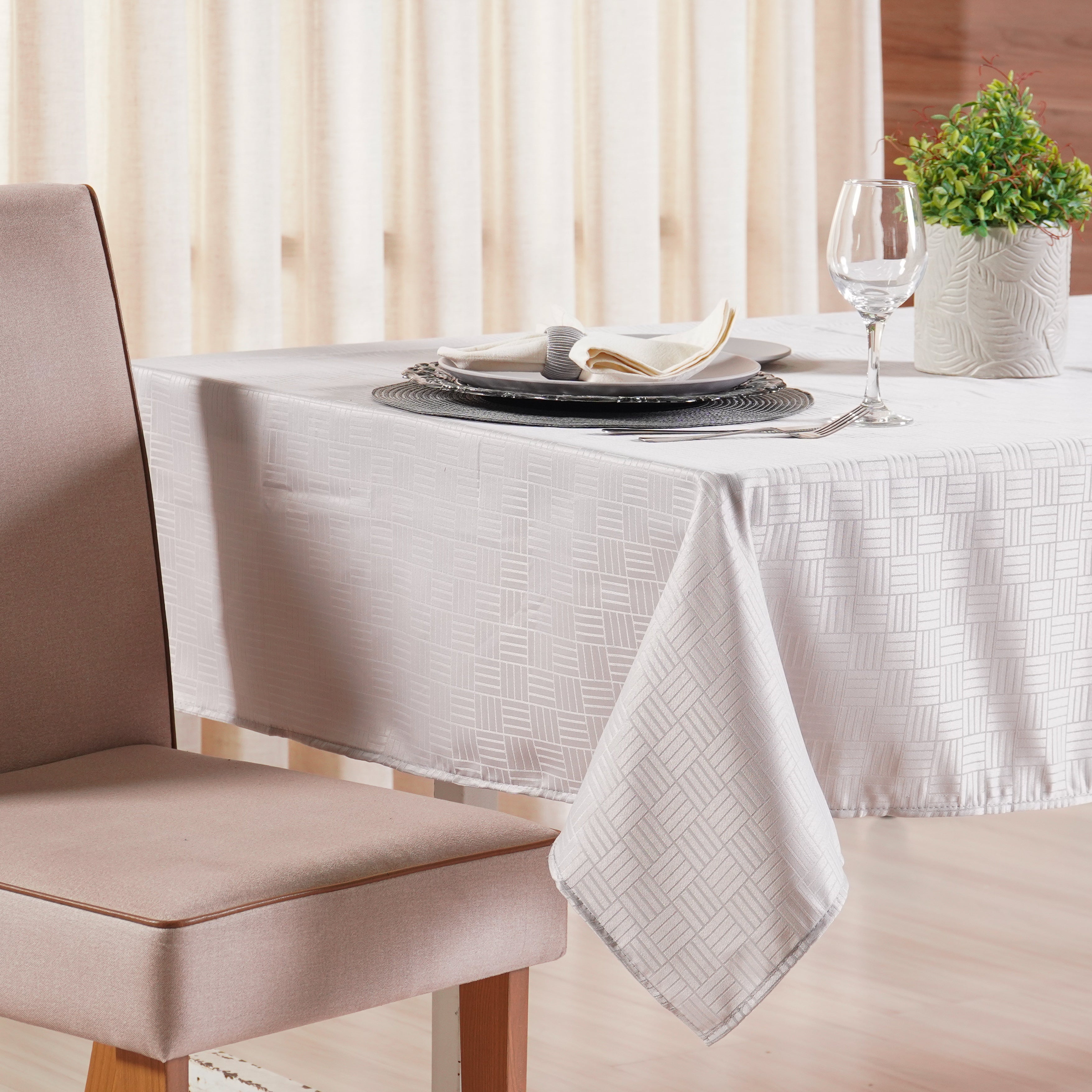 Toalha de Mesa Finesse- Cinza