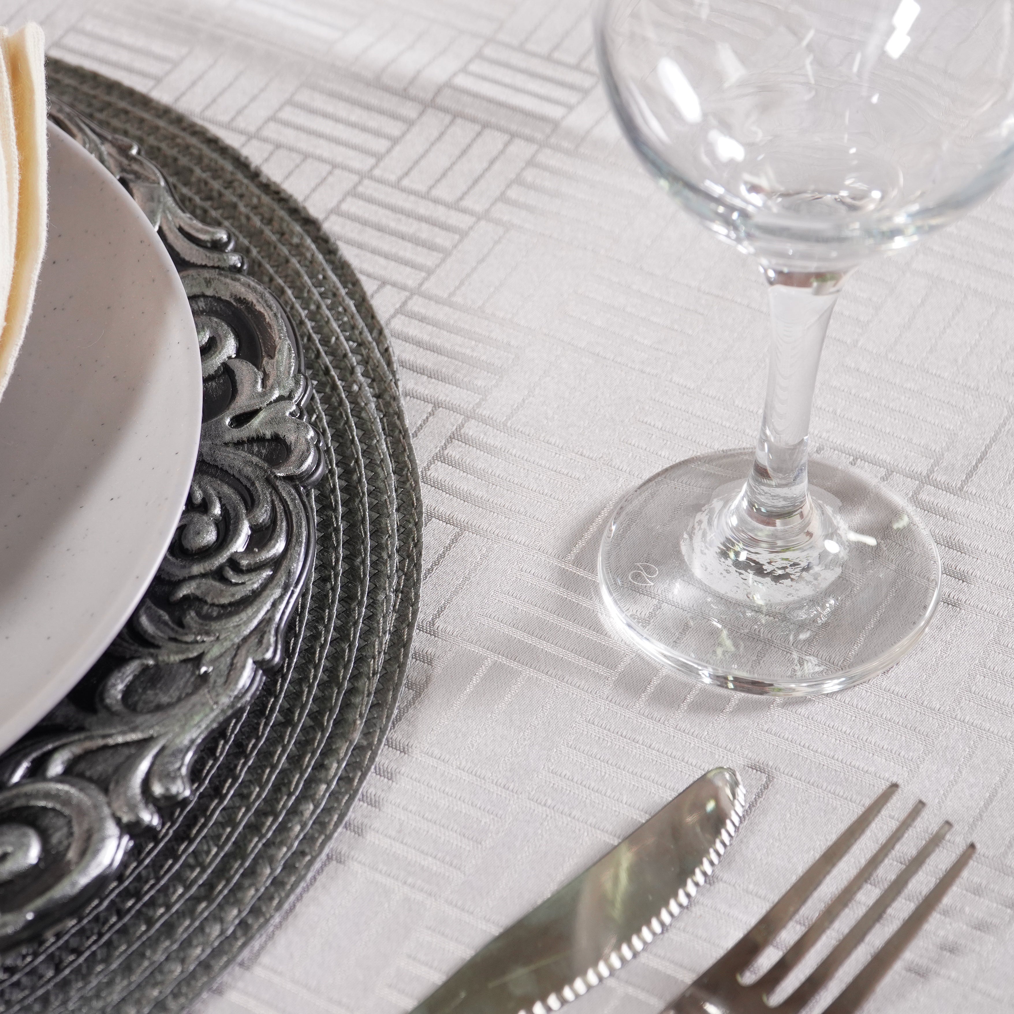 Toalha de Mesa Finesse- Cinza