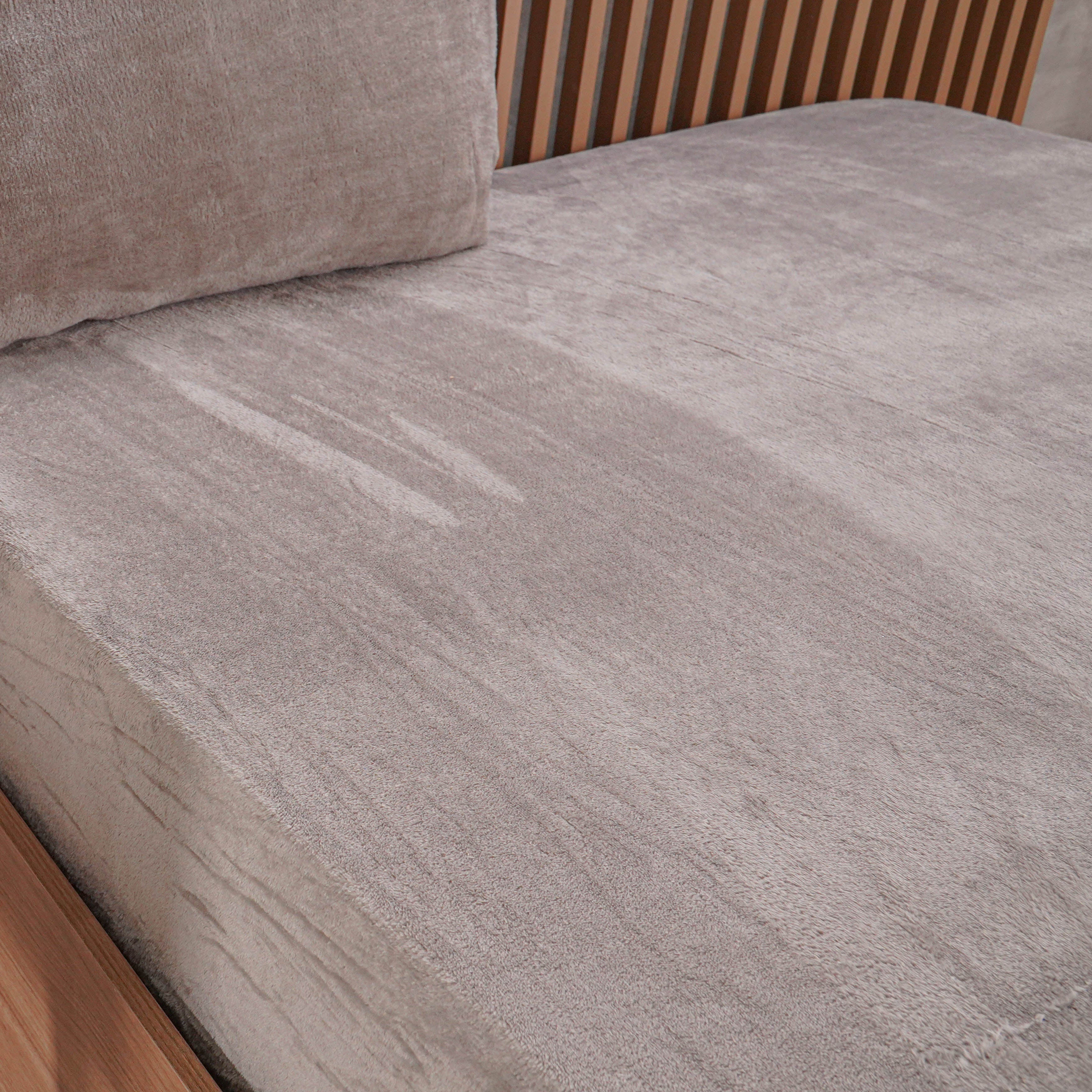 Lençol Avulso Plush Flannel King - Várias Cores