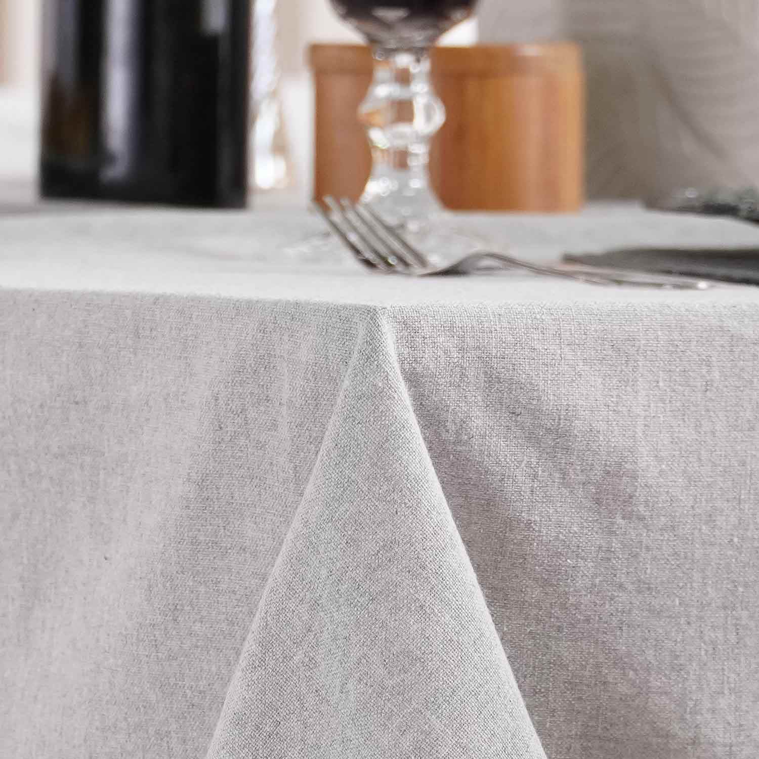 Toalha de Mesa Pesponto- Cinza