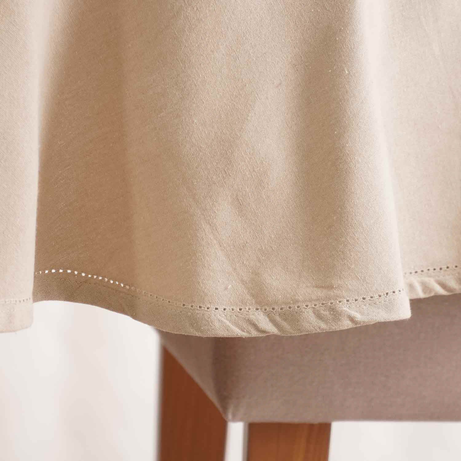 Toalha de Mesa Pesponto- Biscuit