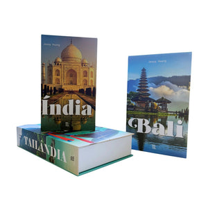 Kit 3un Caixa Porta Objeto Livro Fake Decorativo - Tailândia