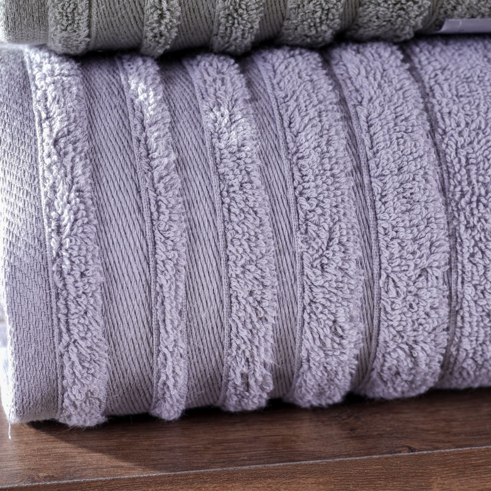 Kit Toalha de Banho e Rosto Glamour - Várias Cores