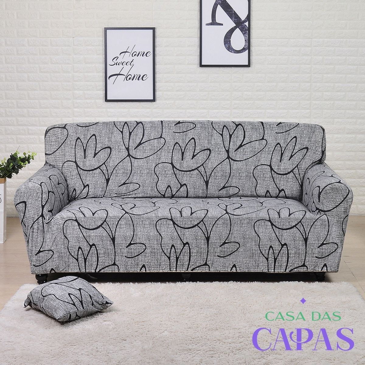 Capa de Sofá Spandex Premium - Tulipa