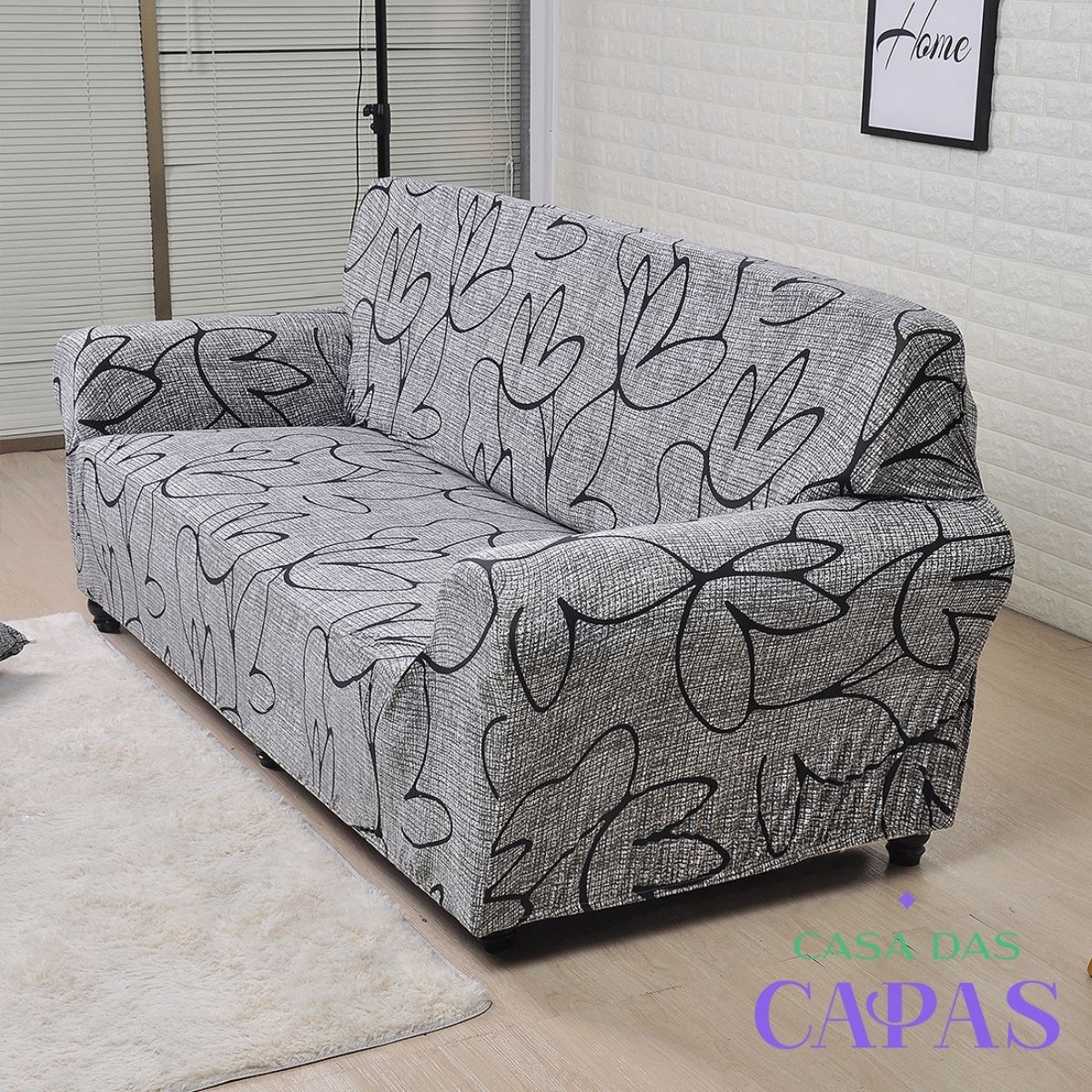 Capa de Sofá Spandex Premium - Tulipa