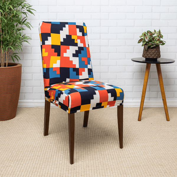 Capa de Cadeira Spandex - Tetris casadas-capas
