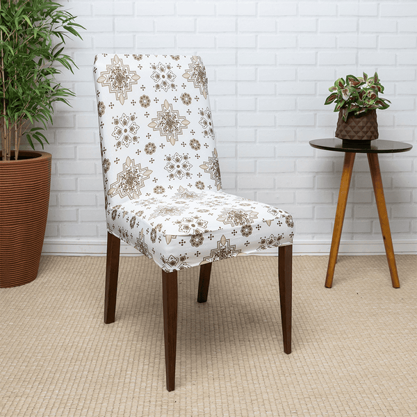 Capa de Cadeira Spandex - Mandala Gold casadas-capas