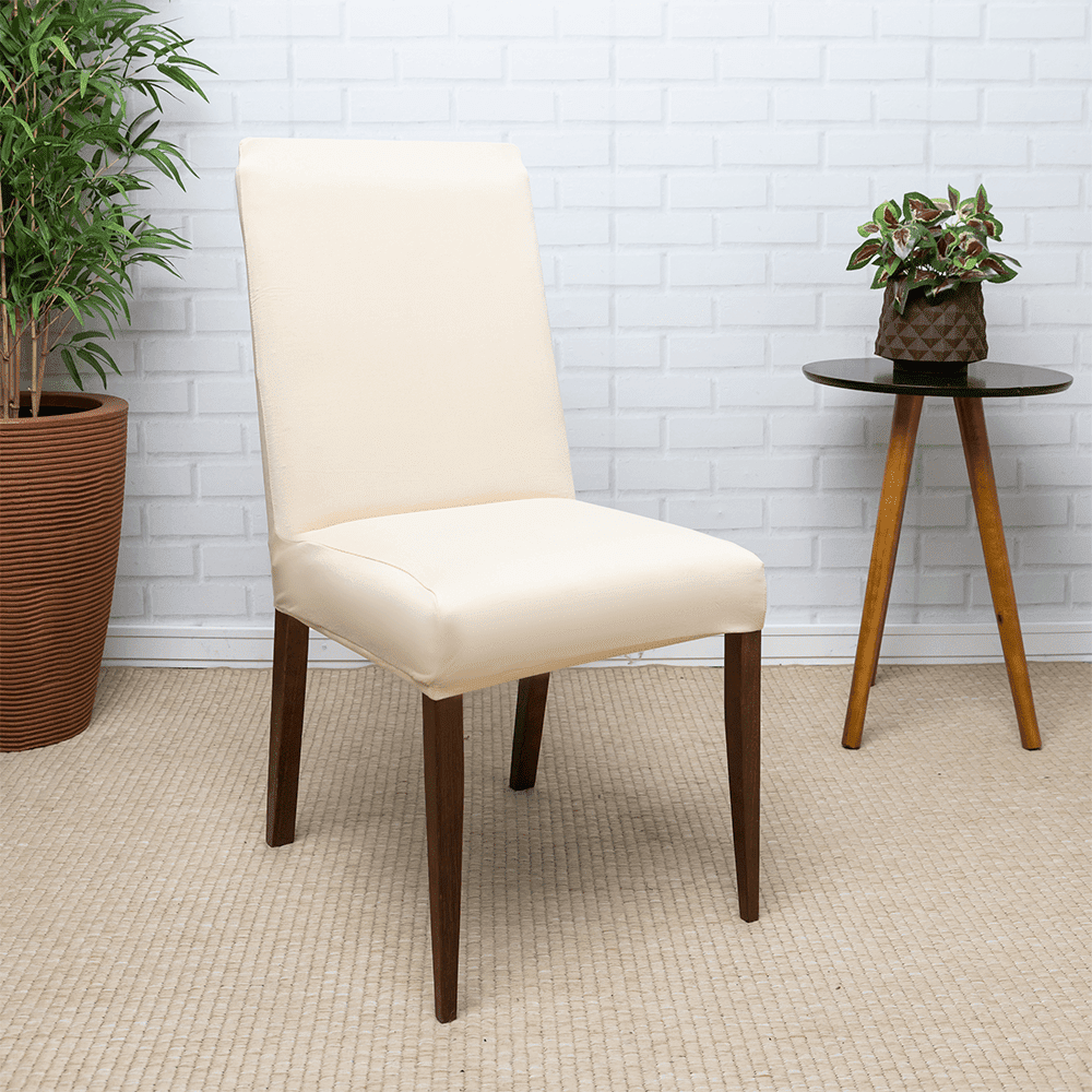 Capa de Cadeira Spandex - Creme casadas-capas