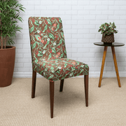 Capa de Cadeira Spandex - Floral Marrom casadas-capas