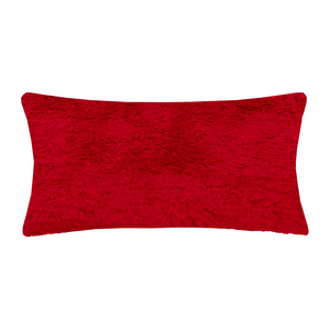 Capa de Almofada Baguete Baby Soft 28x50cm - Vermelho