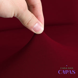 Capa de Sofá Spandex Premium - Vermelho