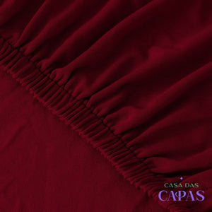 Capa de Sofá Spandex Premium - Vermelho