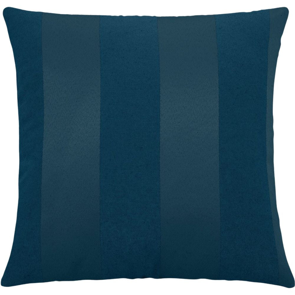 Capa de Almofada Listras 45x45cm - Azul Marinho