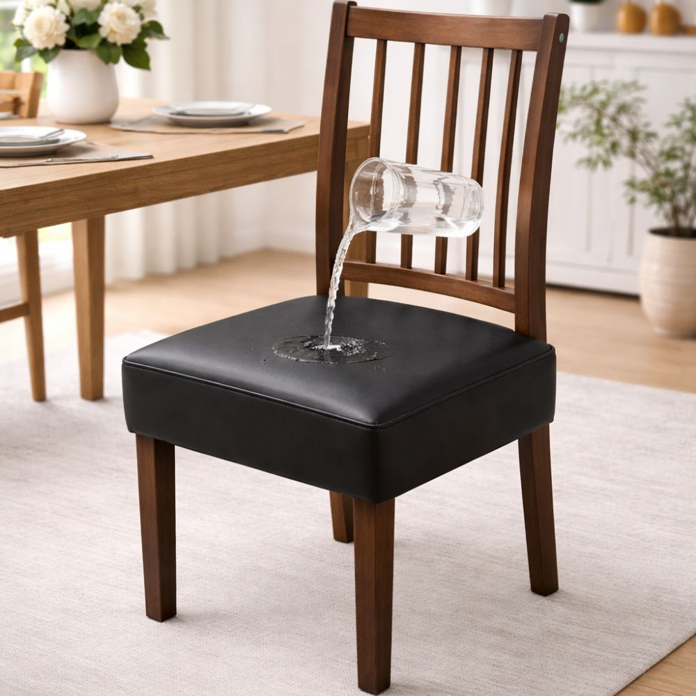 Capa de Assento Impermeável Premium Anti Mancha - Preto