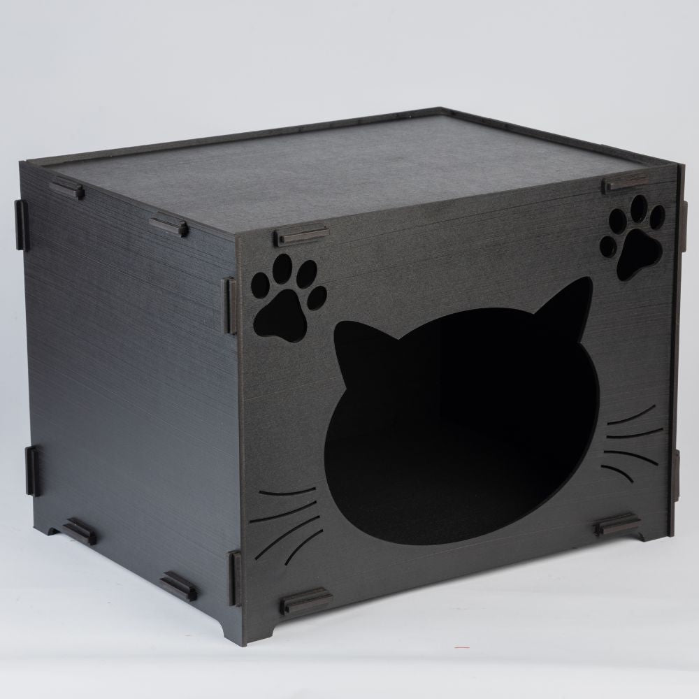 Casa de Gato MDF- Preta