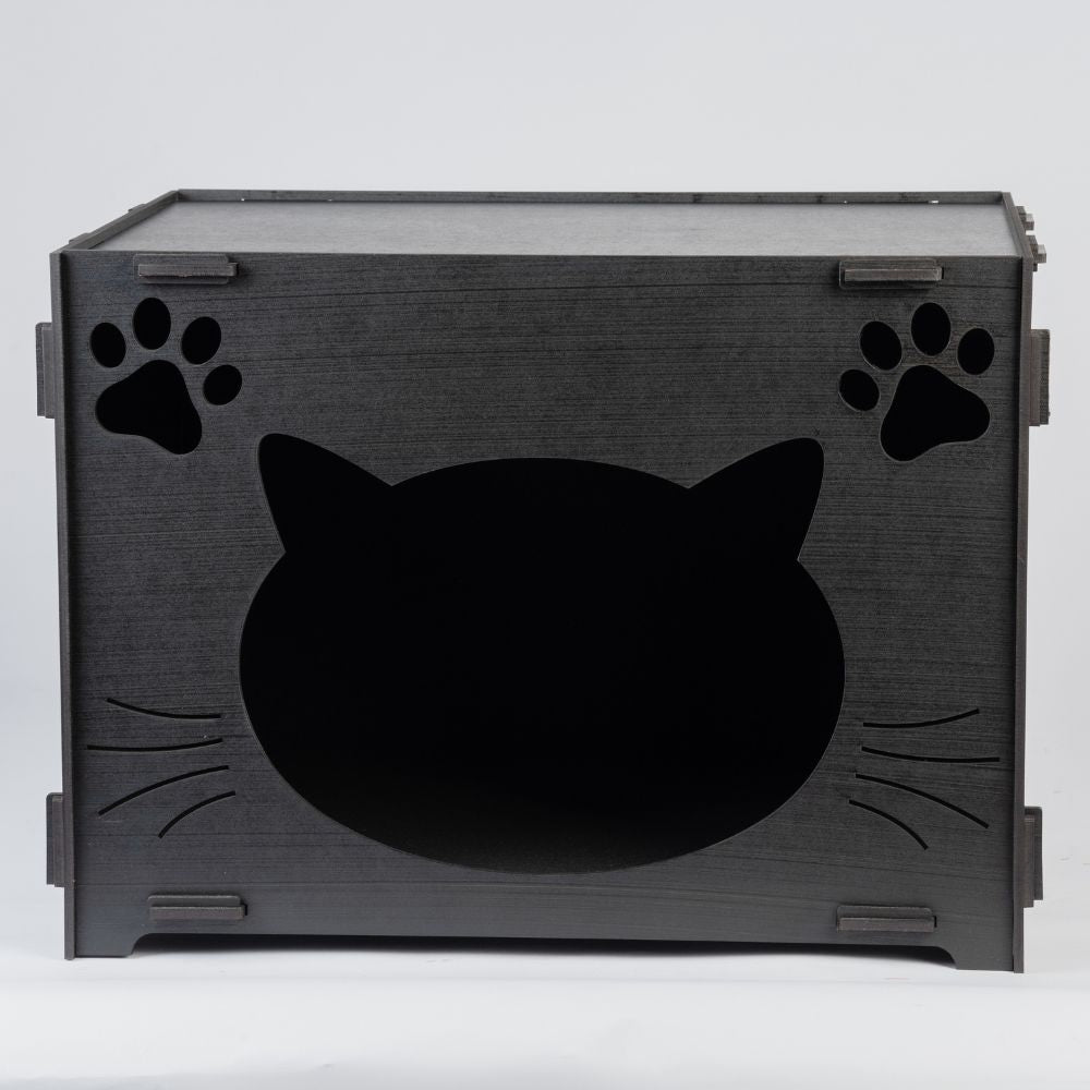 Casa de Gato MDF- Preta