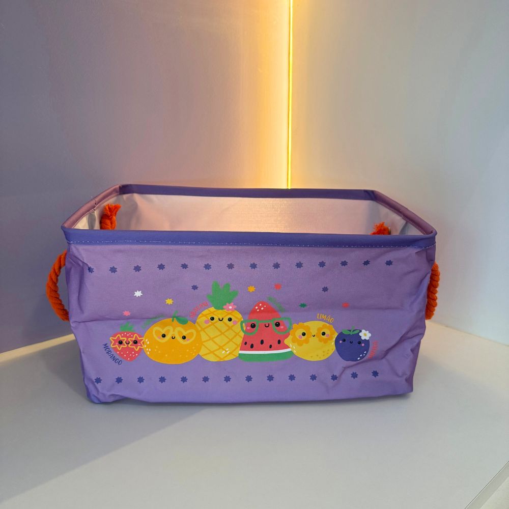 Cesto Multiuso Infantil Feminino - Várias Estampas