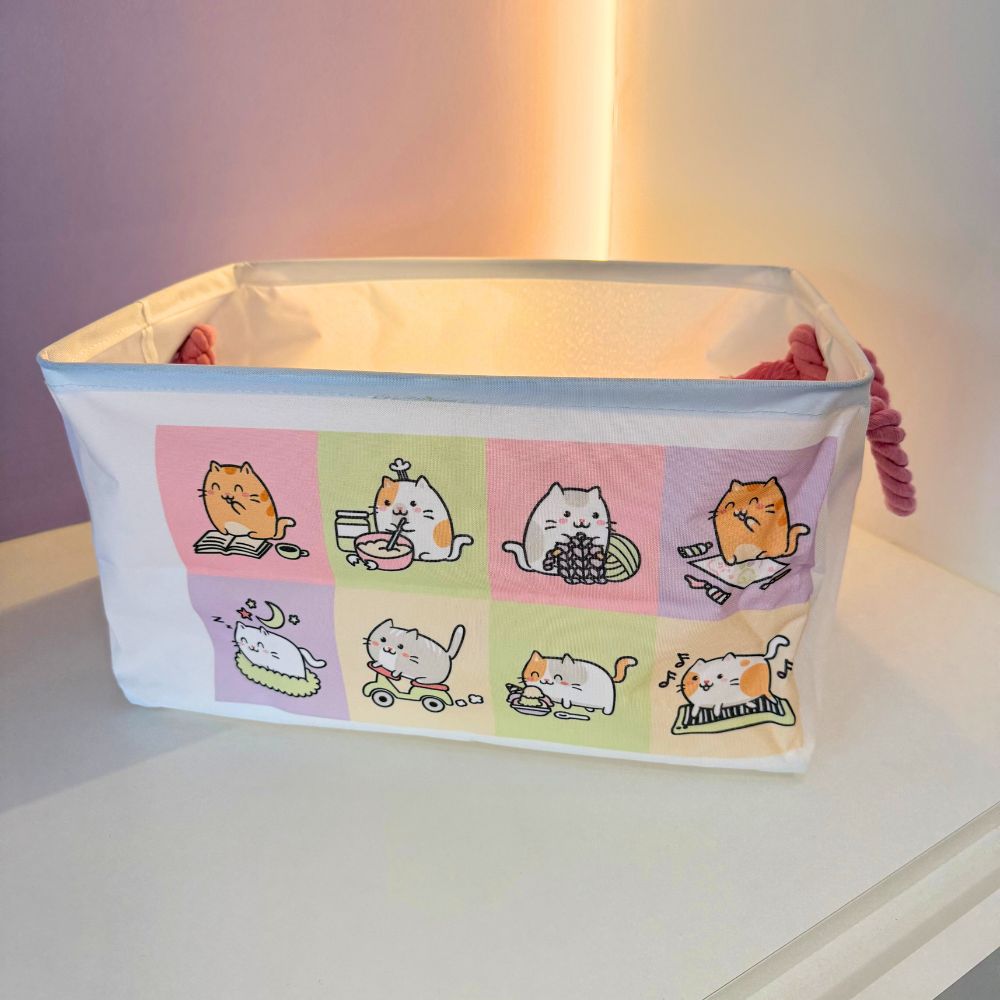 Cesto Multiuso Infantil Feminino - Várias Estampas