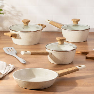 Conjunto 4 Panelas Studio Cook Mármol