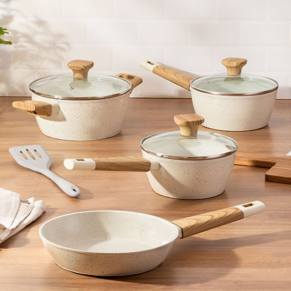 Conjunto 4 Panelas Studio Cook Mármol